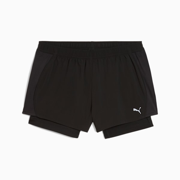 VELOCITY 2-in-1 Women's 3" Running Shorts, PUMA Black, extralarge-IND
